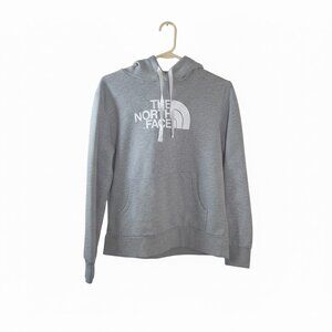The North Face Women’s Gray Pullover Hoodie Sweatshirt Logo Size Large L